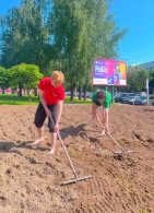 Областной проект БРСМ на лучшую цветочную клумбу «Цвети, Великий май! Символ Победы в цветах»