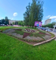 Областной проект БРСМ на лучшую цветочную клумбу «Цвети, Великий май! Символ Победы в цветах»