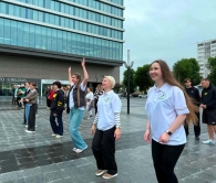 Молодежная зарядка «Спортом едины!»