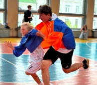 Городская спортландия "Битва Дворов" среди молодых семей города Могилева