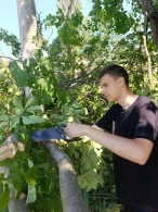 Молодежь в деле! Ликвидация последствий стихии!