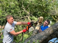 Молодежь в деле! Ликвидация последствий стихии!