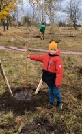 Молодёжь сажает будущее: два дерева — одна забота!