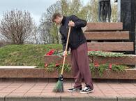 Республиканский субботник в Могилёве: Молодёжь выбирает конкретные дела!